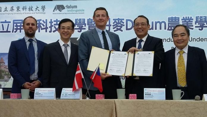 屏東科技大学、デンマークの大学と養豚で提携